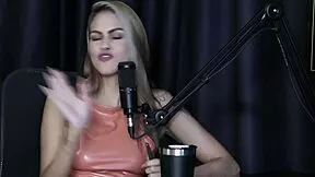 lexi mallet cums with clients in sheer red lingerie but skips solo play