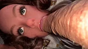Latina psychologist uses fuck doll to fix her huge tits issues