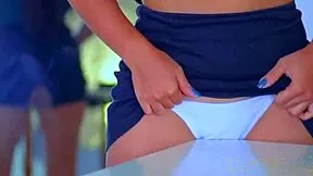 Why does fucking table corner burn so hot in pussy?
