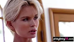 I'm the ugly-faced skinny Russian blondie Masha Chi revealing my big natural boobs