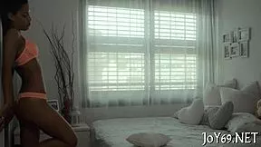 omg this sexy teen babe adores wet pussy masturbation with juicy dildo toys!
