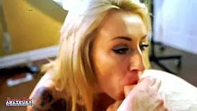 olyssia my petite inked blonde coed i love her sloppy ass lick