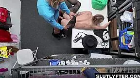 masked thief hannah quinn bends over for officer ryan mclane's monster cock submission
