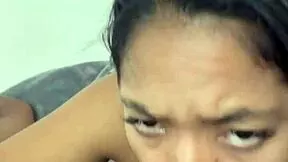 latina teen chokes on bbc till orgasm in homemade webcam deepthroat