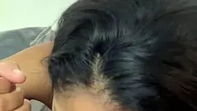 latina teen chokes on bbc till orgasm in homemade webcam deepthroat