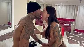 crazy carioca stud pounds elisa sanches' big ass girlfriend in bedroom