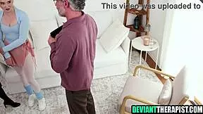 step mom and step daughter get threesomed by therapist? wild!