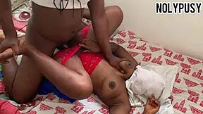 Young big natural tits lady screams as bbc fucks her tight swollen pussy missionary
