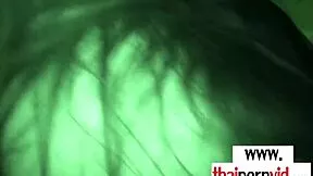 big boobed thai amateur lily koh slurps and rides BWC hard in dark room fuckfest