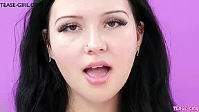 Petite Teen Brunette Model Teases Producer During Mommy Casting Audition Interview
