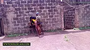 African Teen Ditches School For Massive Cock Pounding Session