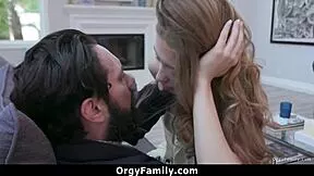 Girlfriend Sucks Stepdad Cock In Stepmom Revenge Orgy