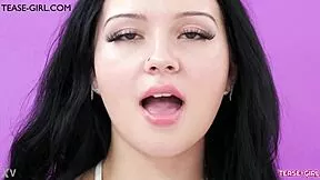 Petite Teen Brunette Model Teases Producer During Mommy Casting Audition Interview