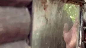 veronica wanders lost in the woods and stumbles on a cabin where dominant guys turn her into their outdoor mmf slave with facials