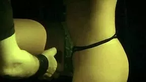 hey blonde slave, rough bdsm pounding ends in kinky cum swallow