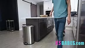 adorable skinny teenie ditches kart riding for cute cock pounding and muff diving