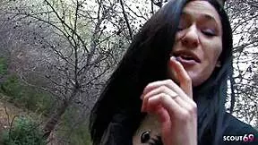 black hair beauty teen 18+ big saggy natural tits huge ass seduces first anal lost place