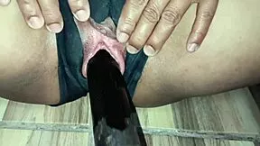 so this slutty wife squirted hard on that big dick while her husband just sat watching