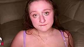 that huge tits slut gets her throat wrecked in a wild foursome with double vaginal pounding and cum everywhere