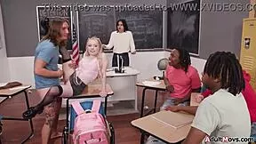 petite slut you ready for teachers dp gangbang in detention?