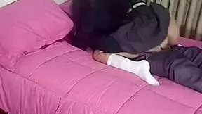 mi hermanastra con tetas me provoca montando mi verga dura cowgirl