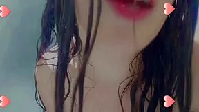 hey i'm that wet horny student showering and rubbing my pussy close up