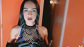 hey check out this petite teen's big ass popping out of sexy lingerie while posing