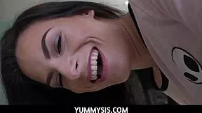 dumb stepsis alexis deen spreads wet twat wide for stepbro's pervy stare