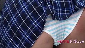 step sis crams step bro's thick cock deep in her cute petite ass pov