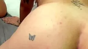 big ass latina babes and brunette first timers kissing while sucking big cocks up close