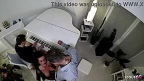 german bbw with saggy natural tits dives into her first mmf threesome on amateur cam