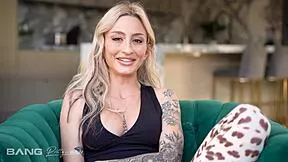 Kathryn Maes takes two big black cocks in interracial threesome double dip!