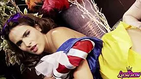 hey, valery summer's like snow white but with a dwarf cock adventure... wanna see her ride?