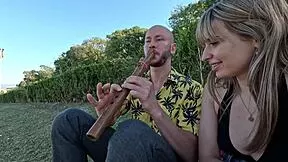 barefoot park pickup's bubble butt gets condomless pounding