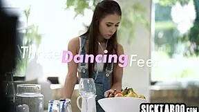 i'm shaking cuz this petite teen nata ocean's small tits footjob fucked me rough... boyfriend special!!