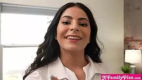 latina stepsis angel gostosa practices condom on bro's huge brazilian cock pov