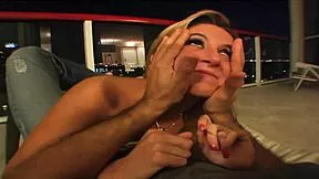 Two bisexual neighbors drop by apartment for casual homemade sex tape fun