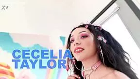 Skinny coed Cecelia Taylor craves pov big cock swallow