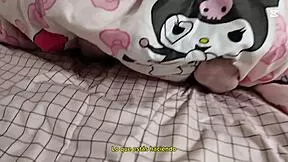 he spies stepsister masturbating secretly under sheets shaking ass