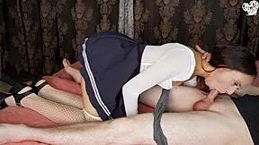 stepsister gags deep on dick choking first time ever