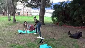 Martina Smeraldi Italian schoolgirl teases small tits with Jordi