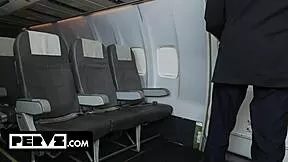 Hey hot pearl, bend over for boss pilot's thick cock in your tight flight attendant pussy now?