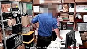 caught teen shoplifter gets taught a lesson by cop 😏🔥