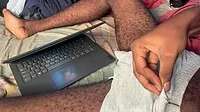 watching gf video while using my pussy toy
