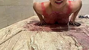 INDIAN DESI HOLI XXX BATHROOM DOGGY CREAMPIE CLOSE UP