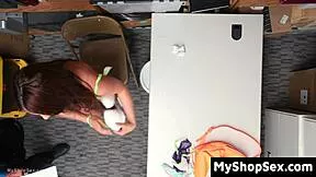 suspect hides items then bends for cop's thick cock or jail