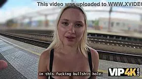 Hardcore Pounding After Train Toilet Fuck With Cute Girlfriend!