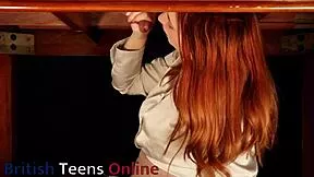heart pounds as victoria greene milks anonymous cock at office desk gloryhole cumshot