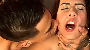 Man, this curvy milf's revenge fuck on her hubby's young driver is wild with that huge dick.