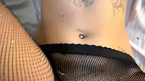 amateur goth college girl bends over perfect ass takes rough doggystyle pounding